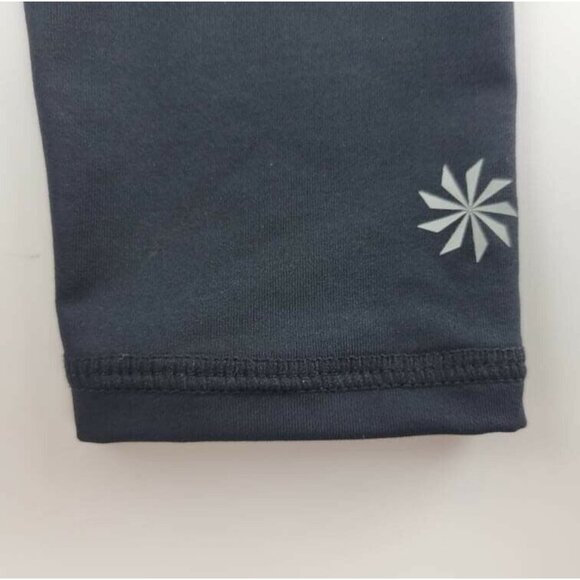 Athleta Womens Black Long Sleeve Workout Shirt S 1/4 Zip Up Top - Picture 3 of 6